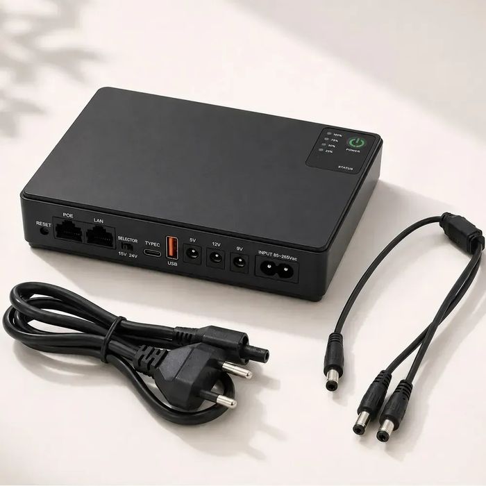 Міні ДБЖ, mini UPS 12000 мАh DC1018L для роутера та оптики! 7-9 год роботи!