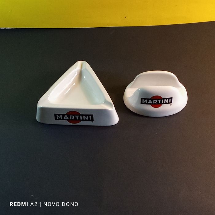 Martini cinzeiro porta guardanapos