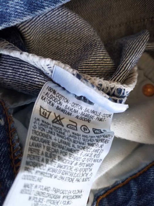 Jeansy Levi's 501 męskie niebieskie