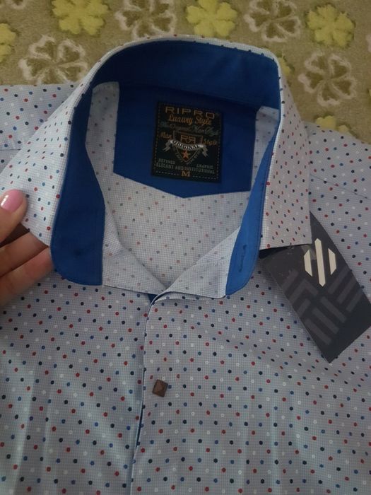Błękitna koszula męska