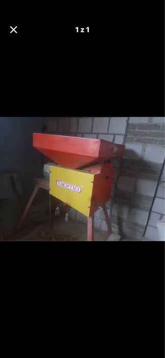 Gniotownik sipma 3 walcowy mieszalnik 1200kg srutownik kosz zasypowy