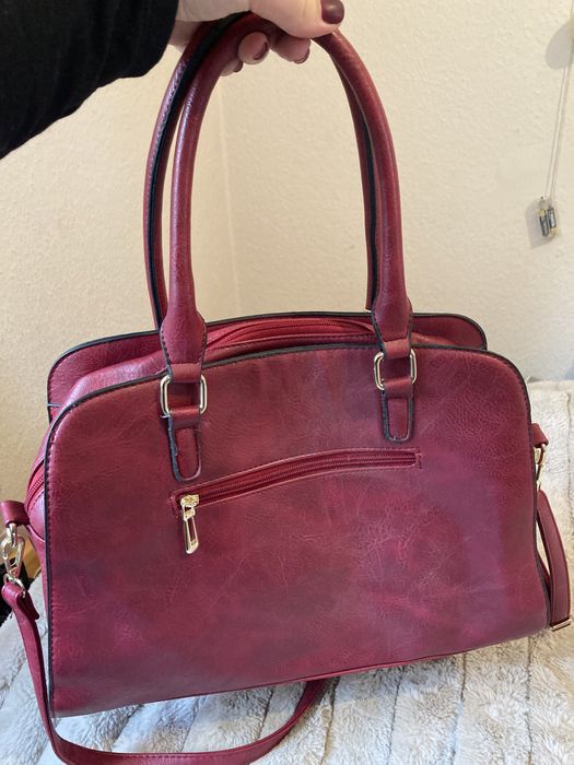 Torebka bordo eco skóra
