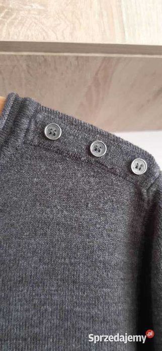 sweter popielaty