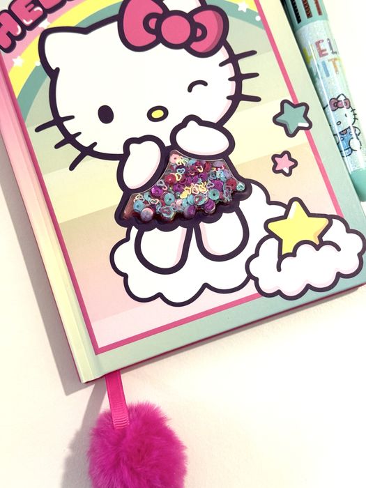 Caderno Hello Kitty Sanrio + Caneta Incluída