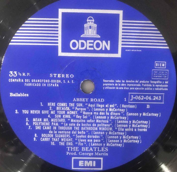 The Beatles Abbey Road Lp