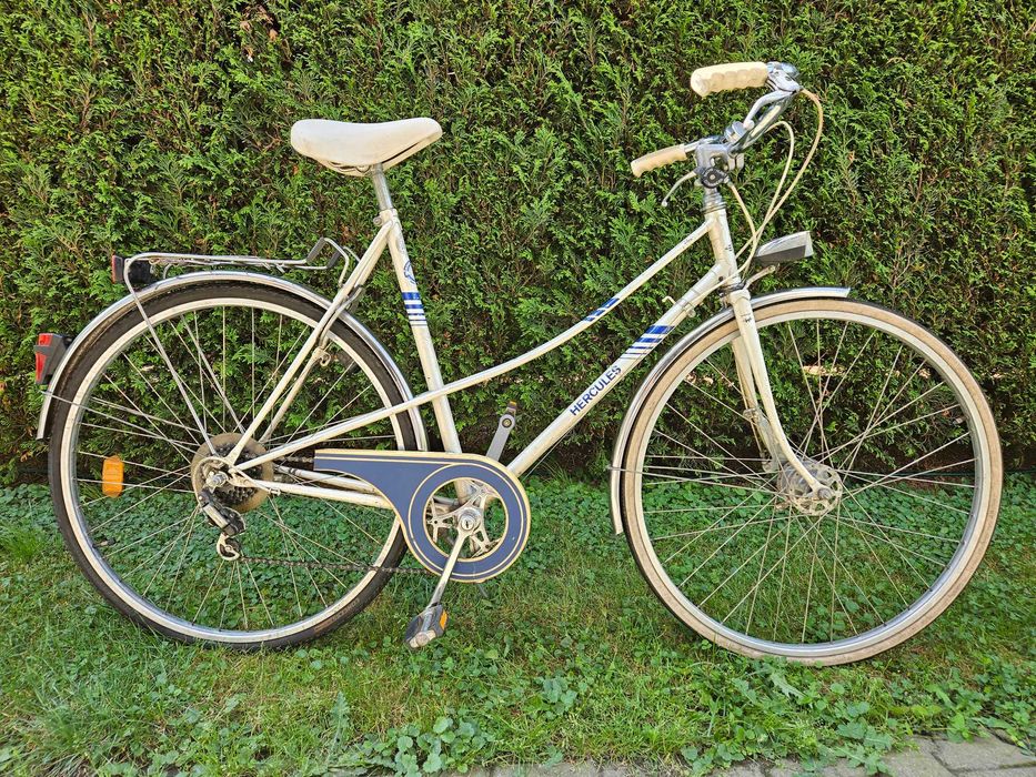 Rower miejski Hercules 28" damski vintage retro biały