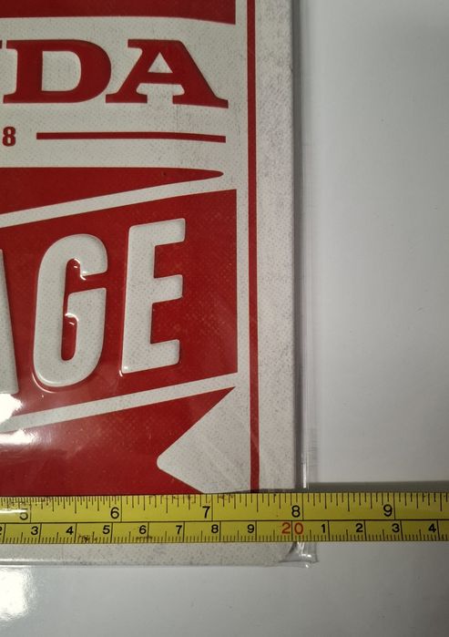 Placa Honda 20cm x 30Cm