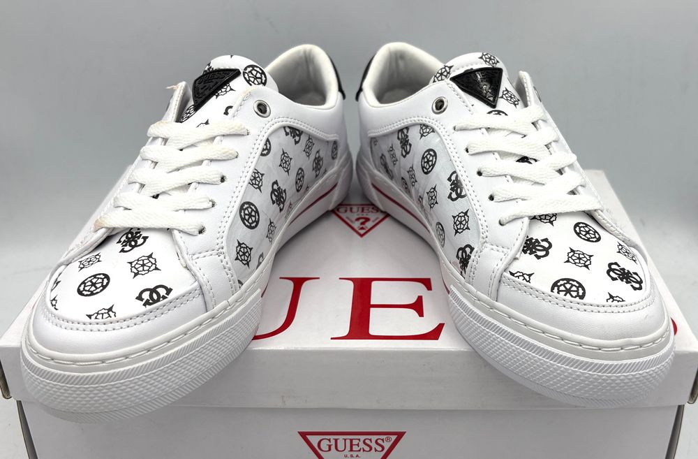 ‼️Nowe oryginalne trampki sneakersy GUESS Gransin2 białe 37 AZ 177