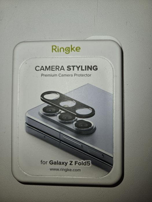 Capa transparente e protector de camara Galaxy Z Fold 5