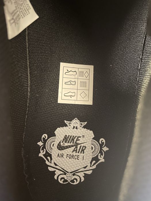 Buty nike airforce 1 w czarnej kolorystyce rozmiar 46