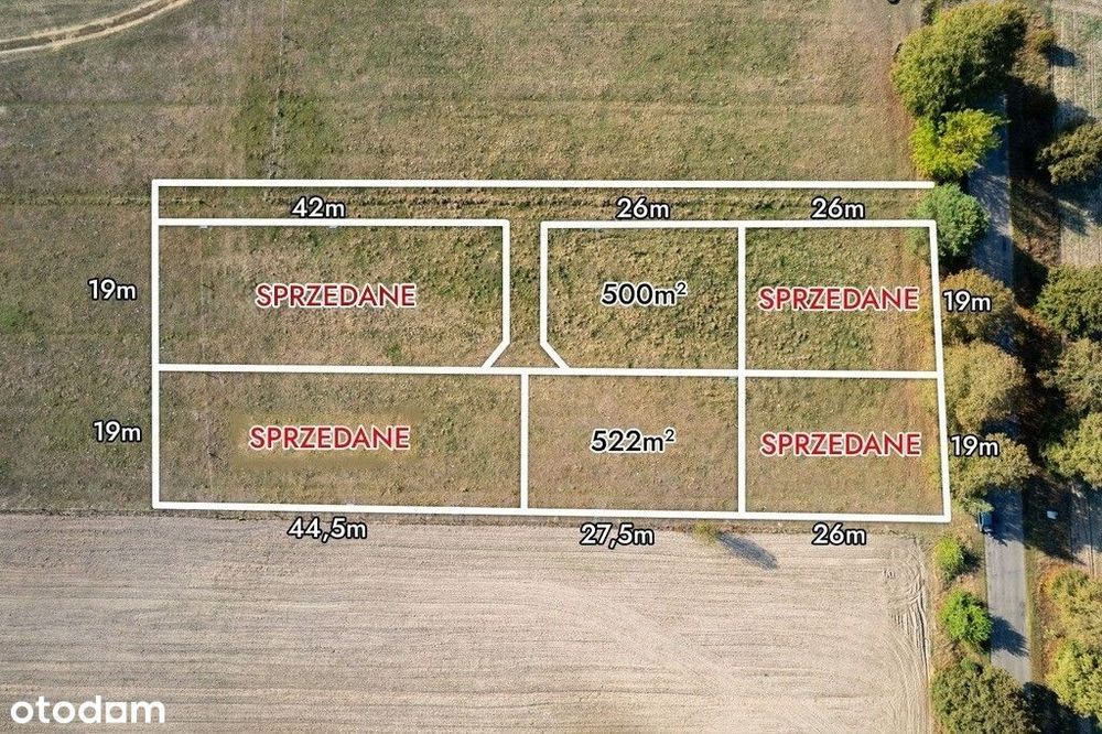 2 OSTATNIE! Działki budowlane Zaczerlany MPZP!