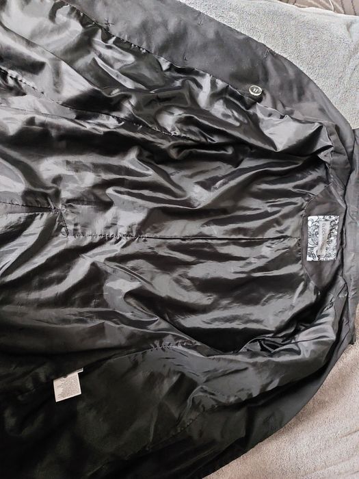 Płaszcz trencz czarny c&a