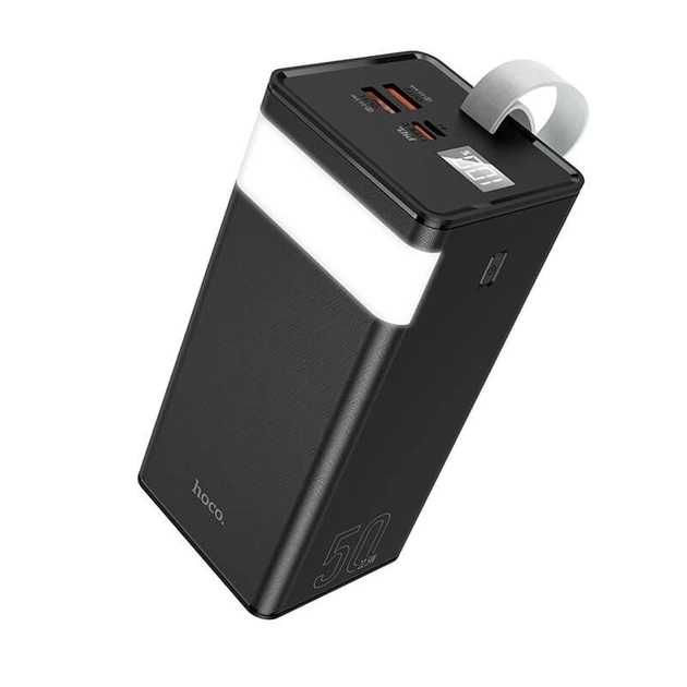 Павербанк Hoco J86A 50000mAh 22.5W Чорний PowerBank з швидкою зарядкою