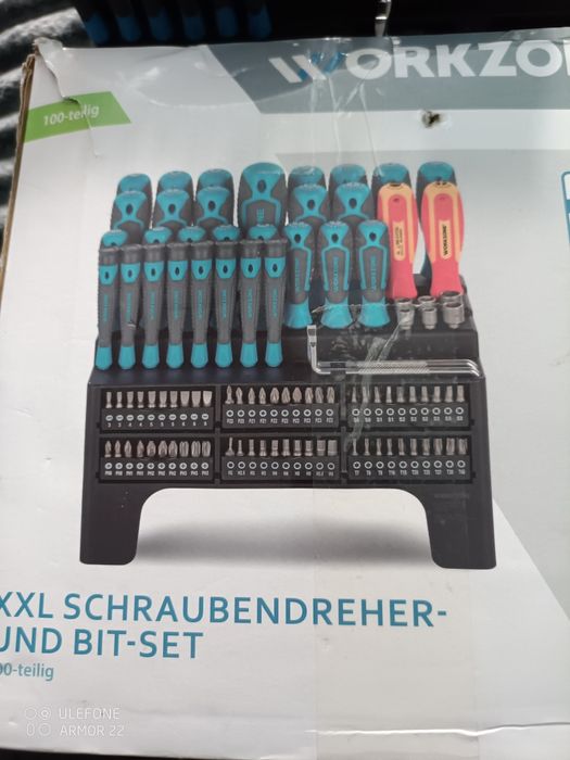 Набор викруток і біт Workzone