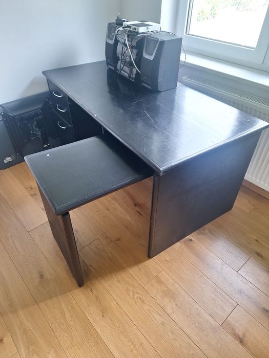 Biurko drewniane duże