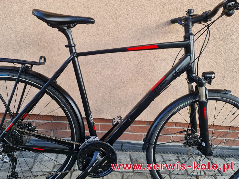 Rower męski trekkingowy RALEIGH koła 28 SHIMANO ALIVIO okazja rabat