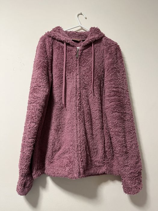 Casaco peludo quente