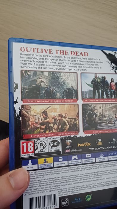World war Z ps4 gra