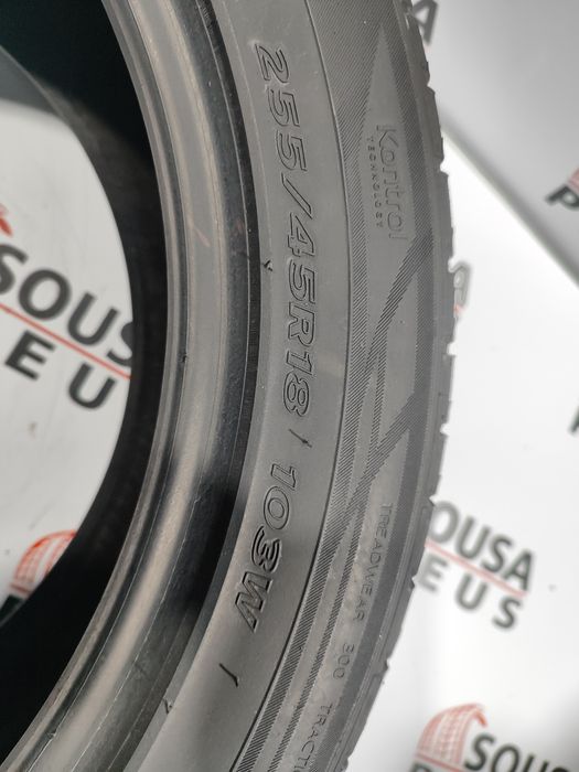 2 pneus semi novos 255-45R18 Hankook 103w - Oferta dos Portes