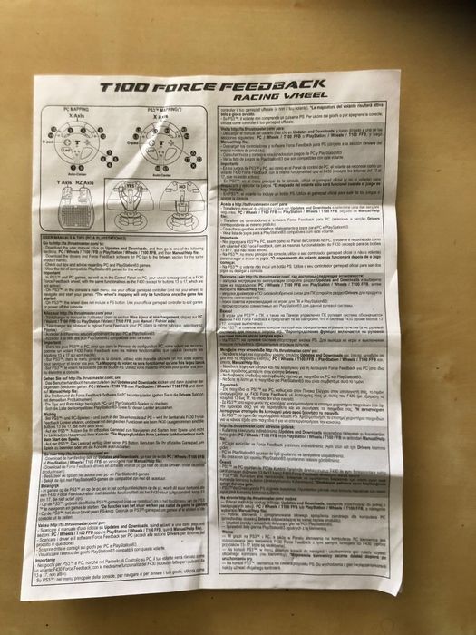 Thrustmaster T100 Force Feedback Racing Wheel64309931365763124