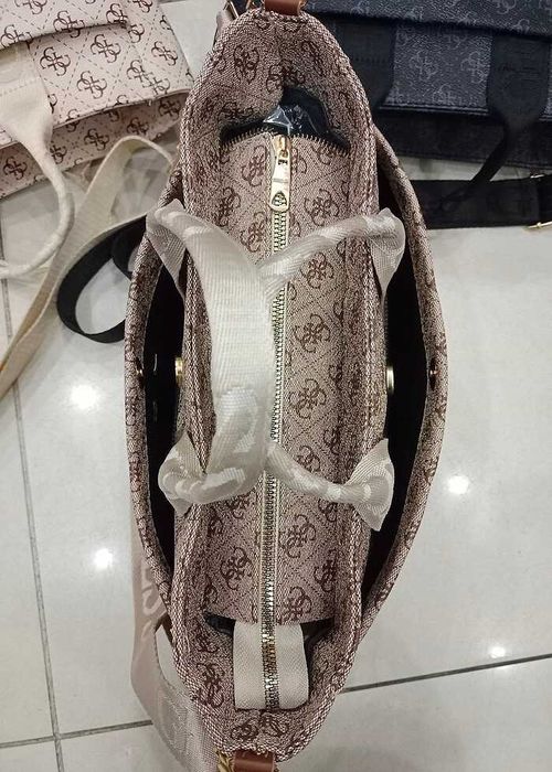 Жіноча сумка шопер Guess - шопер Гесс великий чорний