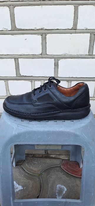 Clarks кроссовки мокасины оригинальные натуральная кожа раз 43,5-44