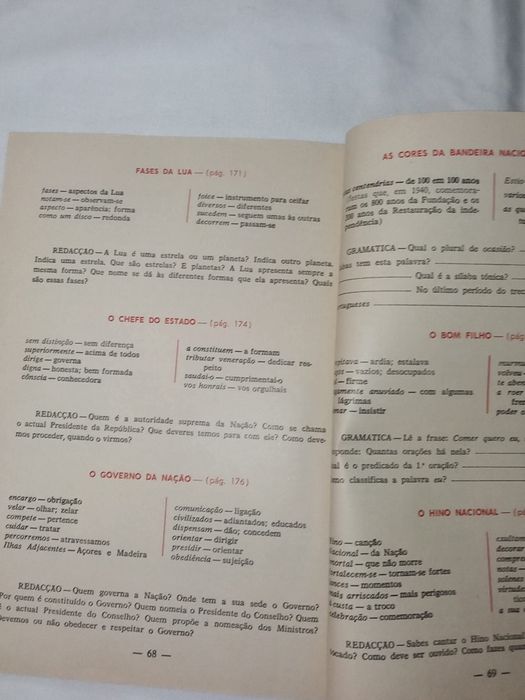 Gramática 3ª Classe (de 1972)- Prof. Luís Reina