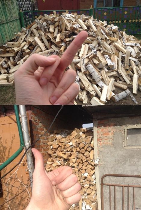Дрова колотые по области твердых пород