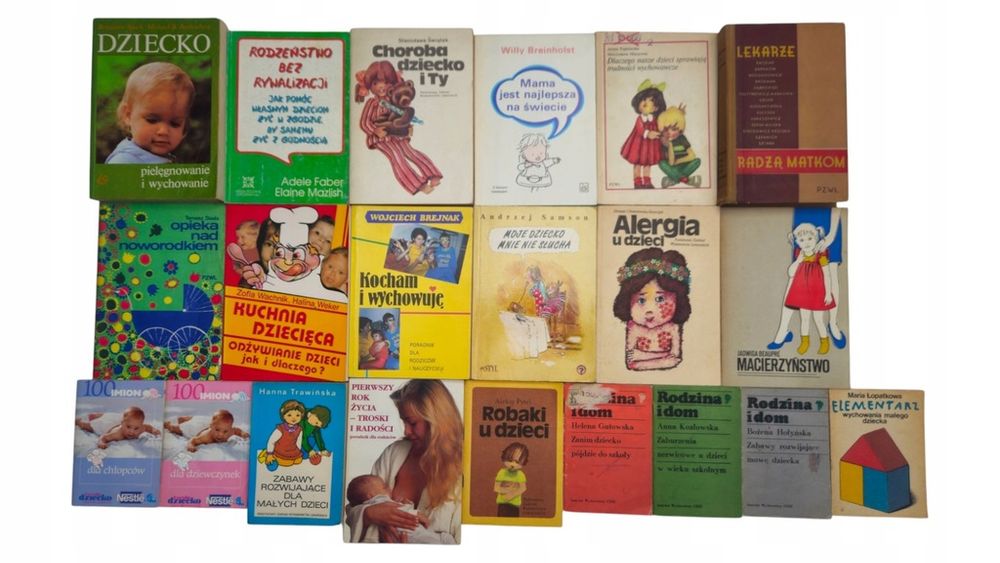 21x Książki Dziecko Wychowanie Zdrowie Rodzicielstwo