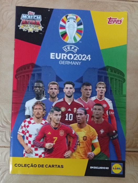 Caderneta vazia do Euro 2024 (Lidl)