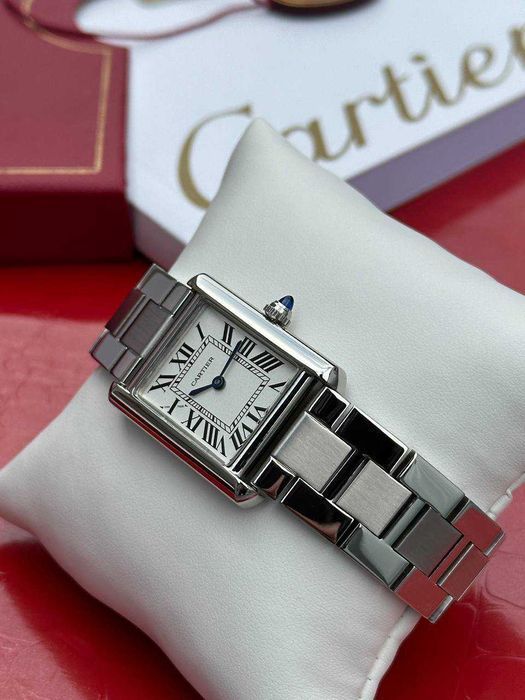 Швейцарские женские часы Cartier Tank Solo Lady (Картье). Топ качество