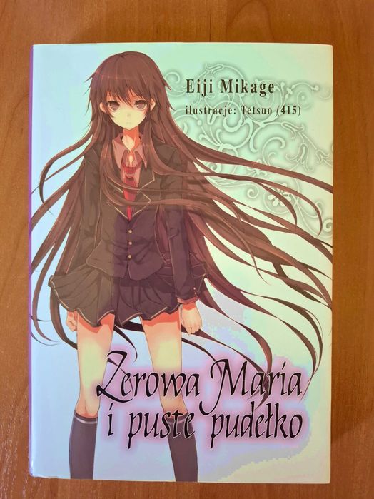 Light Novel Zerowa Maria i puste pudełko Eiji Mikage tom 1