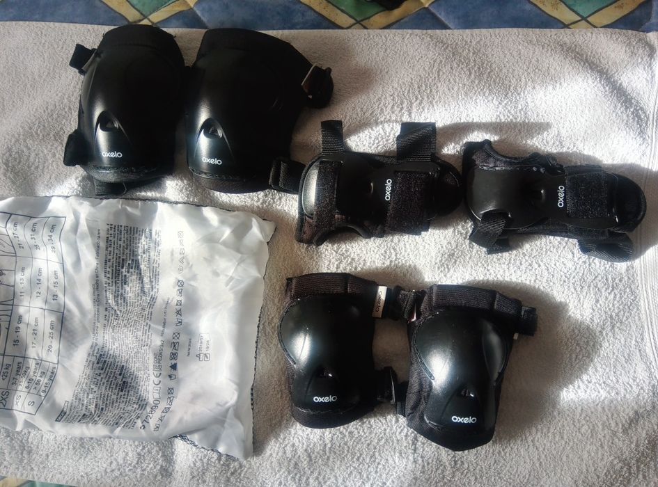 JJoelheiras, cotoveleiras e proteção de pulso