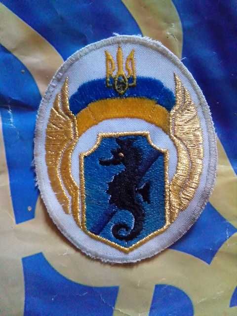Продам винтажный парадный летний шеврон 7 бригада 73 центр ВМС Украины