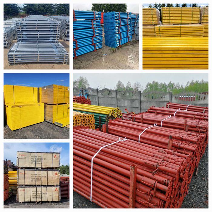 Szalunki Stropowe Podpory Stropowe Dźwigar Stemple Budowlane Trójnogi