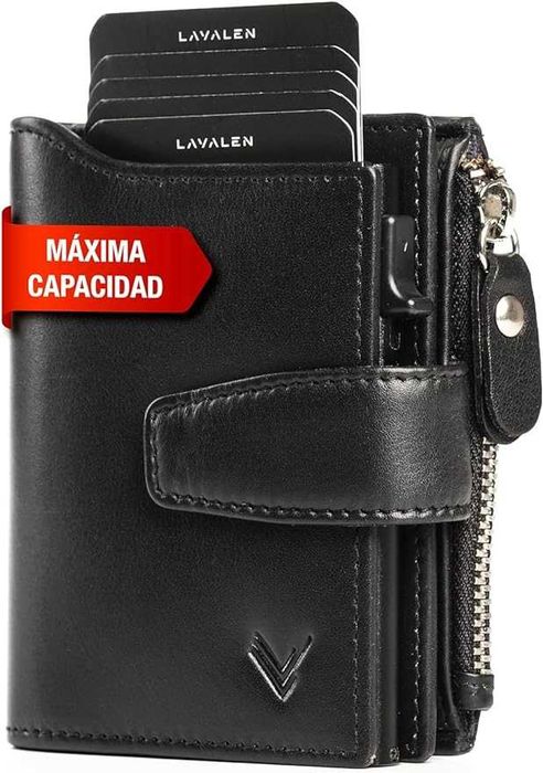 Skórzany portfel męski z RFID