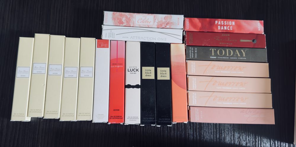 Avon Treselle Today tomorrow always Rare Pearls LBD Attraction Luck