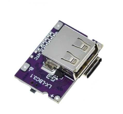 Модуль контроллер быстрая зарядка Type-C 3,1A модуль чип IP5310 LED