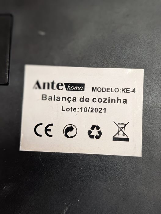 Balança digital com bateria