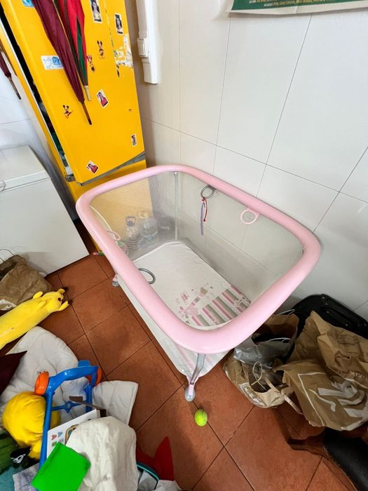 Parque infantil dobrável