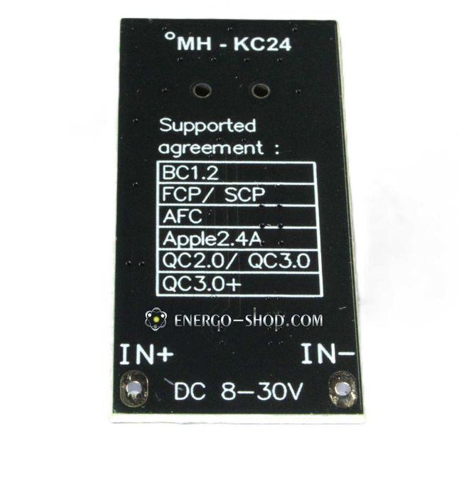 MH-KC24M Плата швидкої зарядки для телефонів 21W - QC2 QC3 SCP FCP