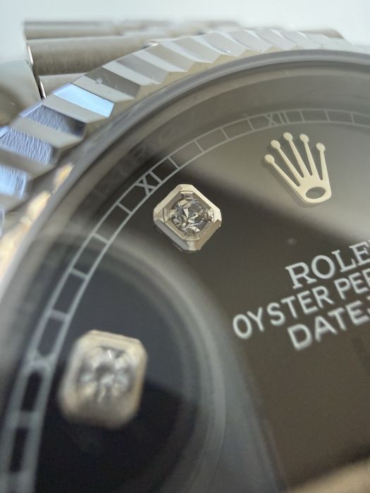 Годинник Rolex Datejust 41 Black Jubilee Ролекс з діамантами