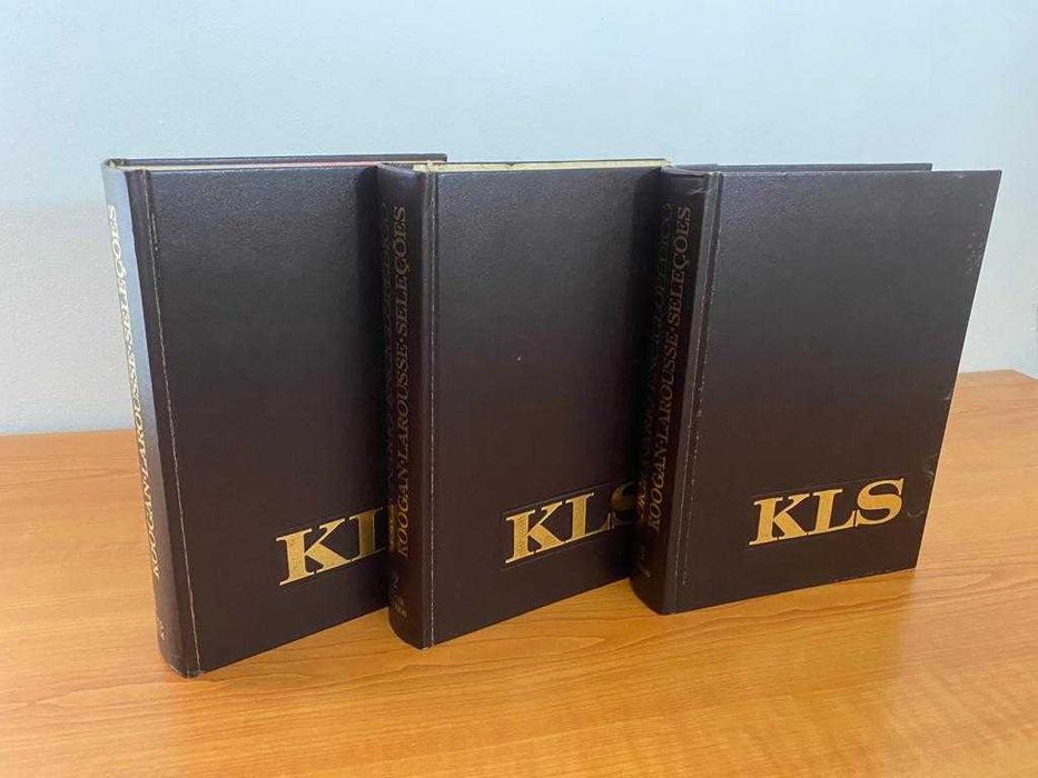 Dicionários Koogan Larousse Seleções (KLS) – 3 volumes