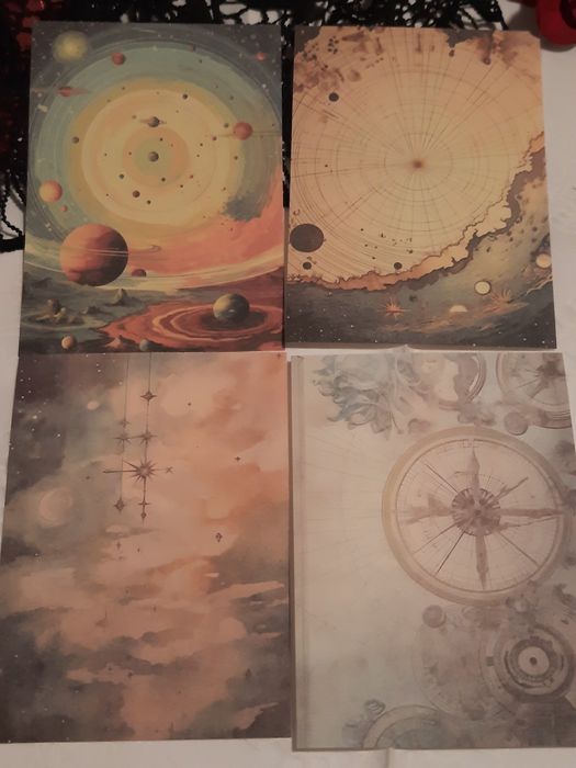 Papéis Scrapbooking Universo - 20 Folhas