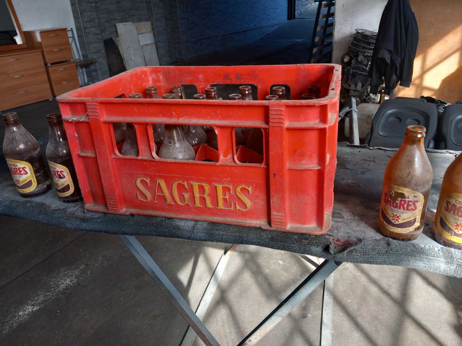 grade de cerveja sagres  o,33   anos 80