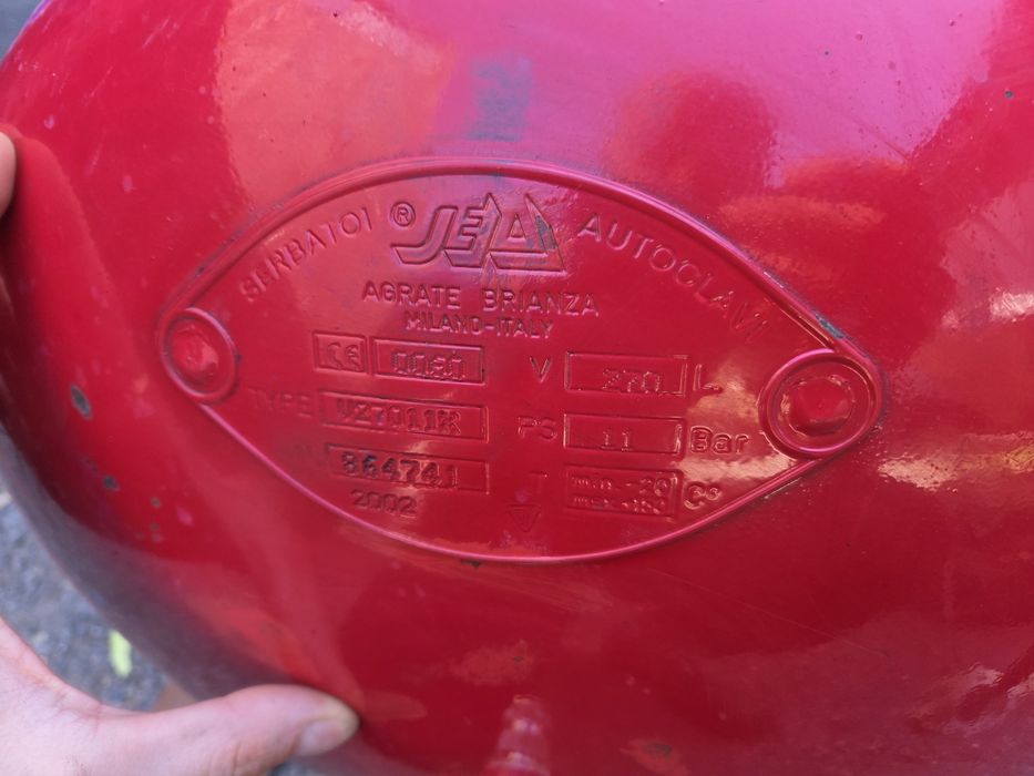 Kompresor powietrza  tłokowy sprężarka GGA made in italy 270L 10 bar 5,5kw