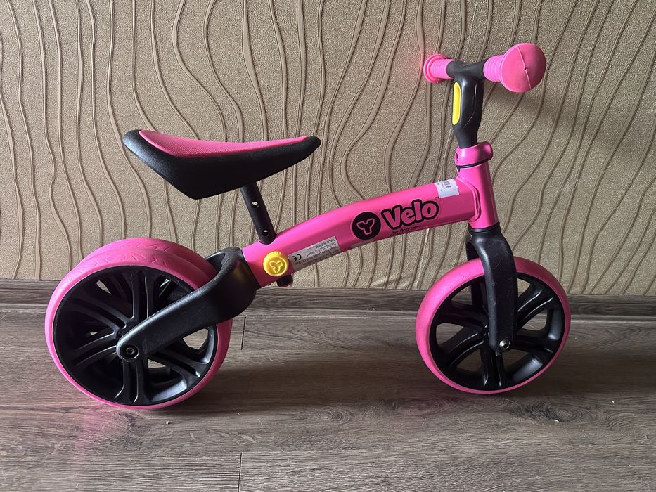 Біговел Yvolution Y Velo Junior 21 см Рожевий