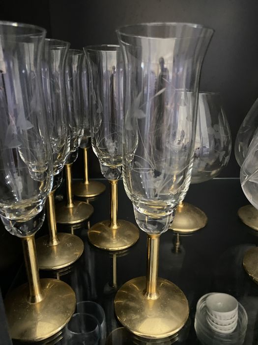 Copos de Champanhe “cristal” da Marinha Grande