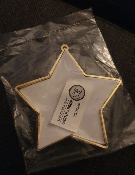 Ramka do haftu gwiazdka