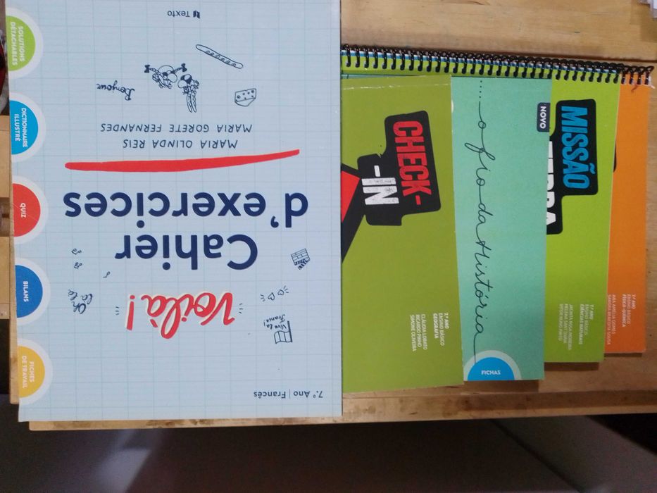 Manuais e Cadernos de Atividades do 7ª Ano